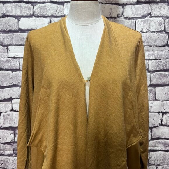 Logo Lounge Camel Colored Long Sleeve Jacket Size 1X - Picture 2 of 9